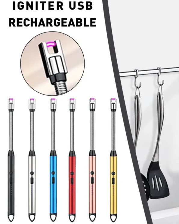 Lighter-_-Kitchen-Electric-Lighter-USB-Windproof-Flameless-Plasma-Ignition