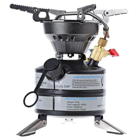 Tactical Multi Fuel Gasoline Portable Stove | For Camping/Family
